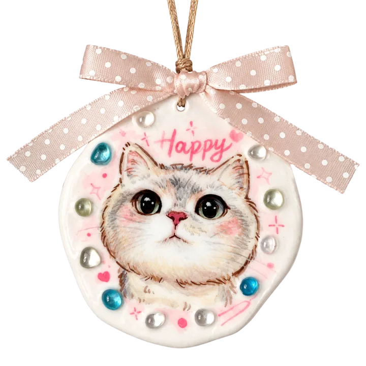 Artist-made bespoke pet portrait keepsake