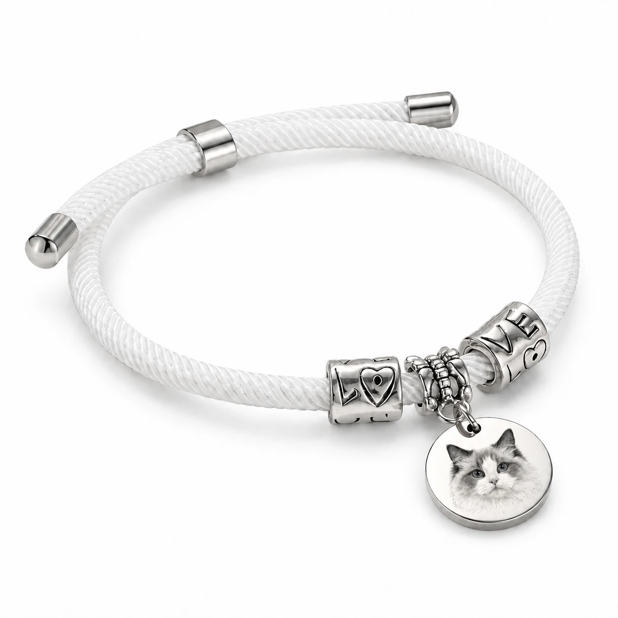 Cord Portrait Bracelet