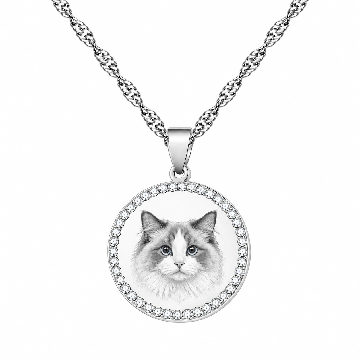Halo Portrait Pendant